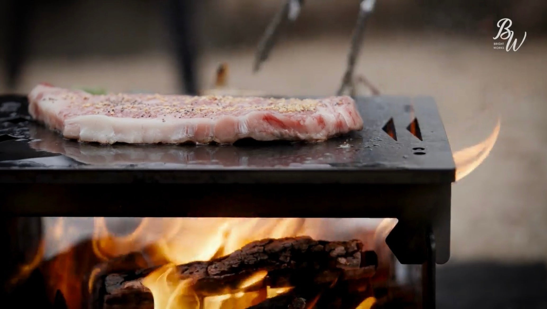 グリル鉄板L 9㎜厚 和柄,オルテガ柄共通(オプション部品)