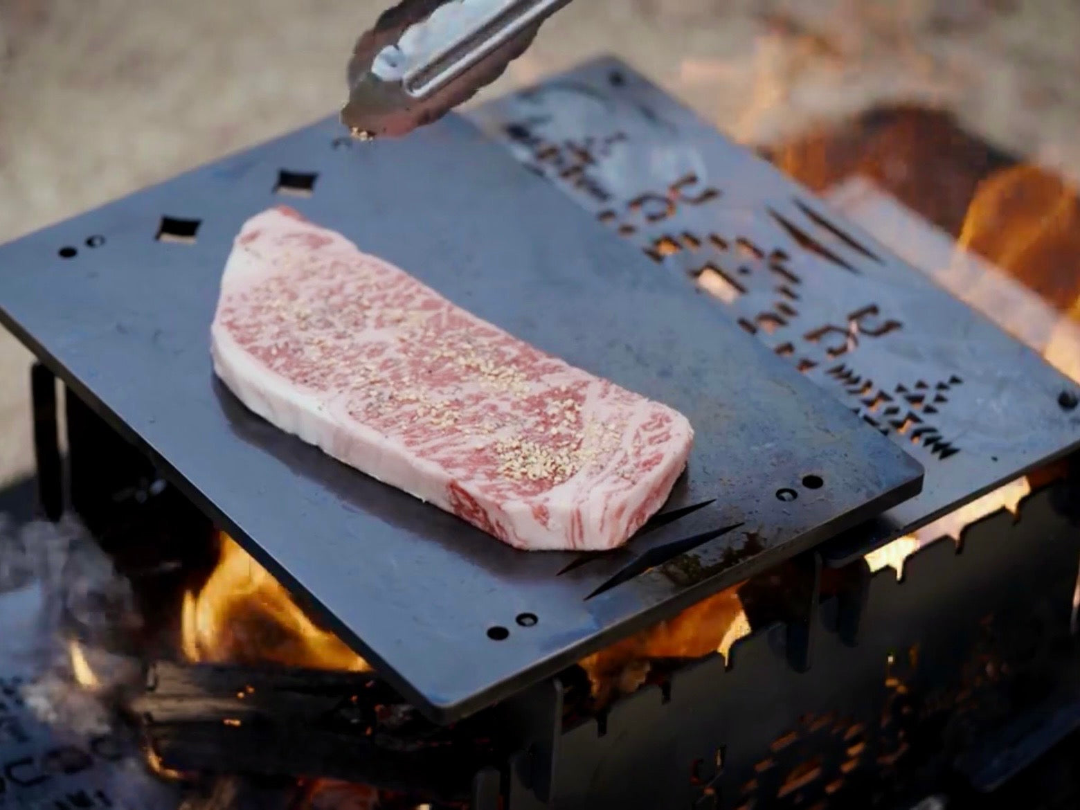 グリル鉄板L 9㎜厚 和柄,オルテガ柄共通(オプション部品)