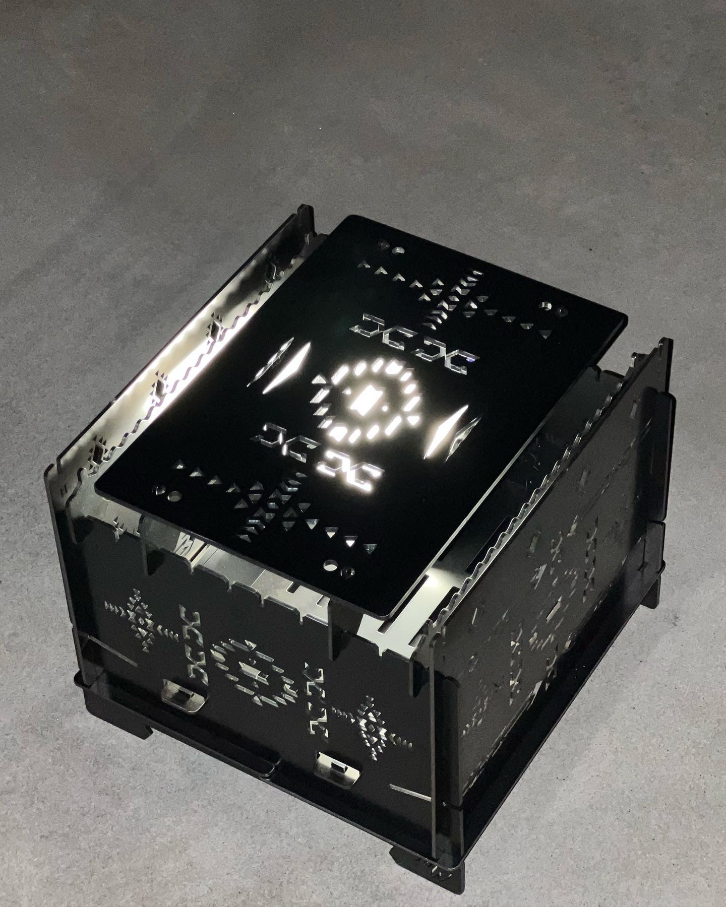 グリル鉄板L オルテガ柄 4.5㎜厚(オプション部品)