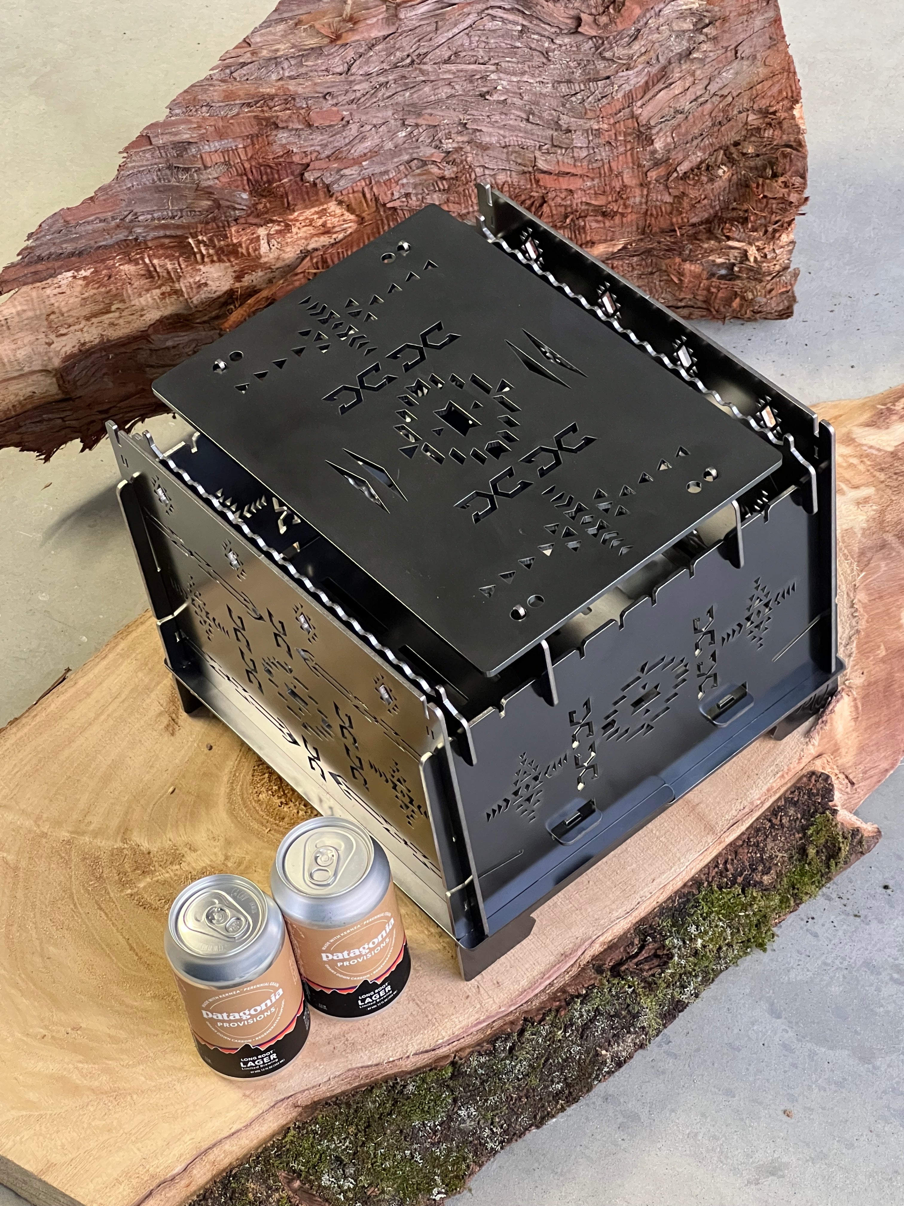 グリル鉄板L オルテガ柄 4.5㎜厚(オプション部品)