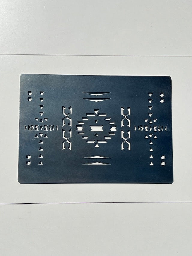 グリル鉄板L オルテガ柄 4.5㎜厚(オプション部品)