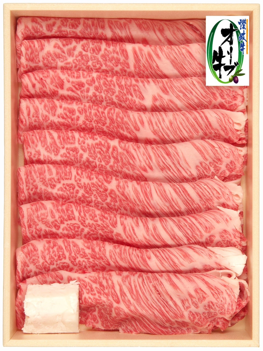 オリーブ牛 肩ロースすき焼き用400g